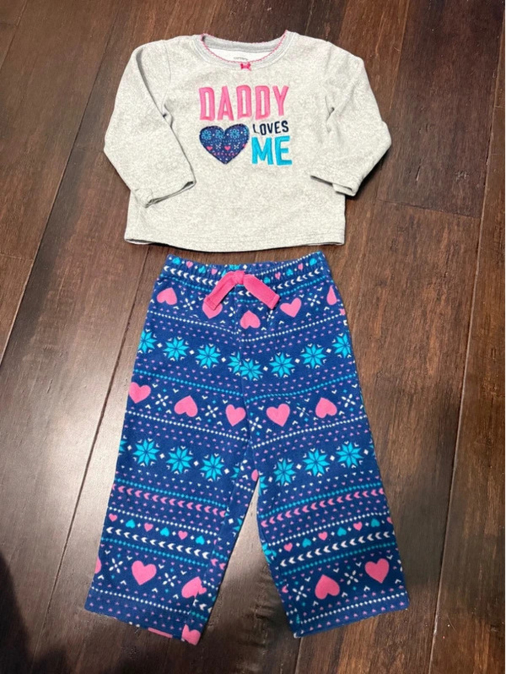 18M Carter’s “Daddy Loves Me” Fleece Pjs
